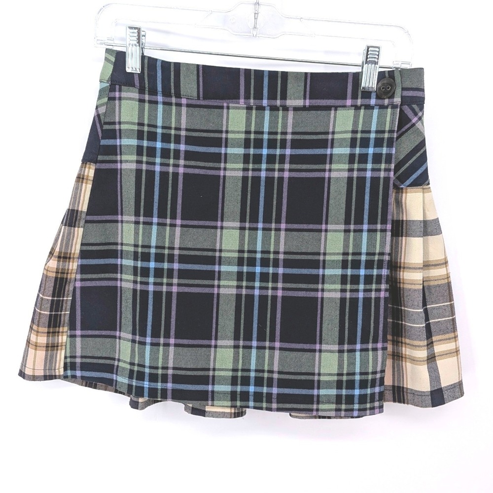 Urban Outfitters Plaid Mini Skirt Women Medium Multi Color Schoolgirl Punk Y2K